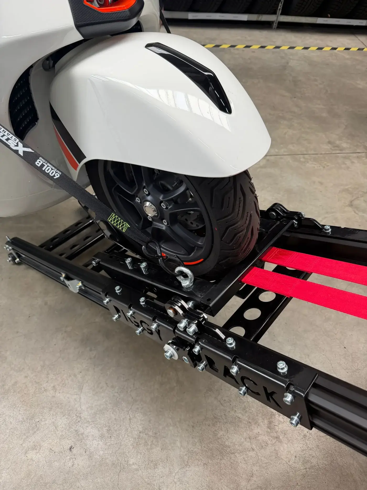 PiggyBack Motorradaufnahme Detail